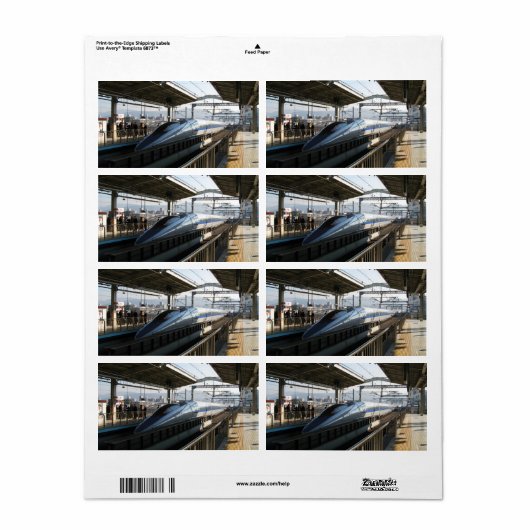 新幹線500系電車新幹線新幹線 ラベル (フルシート)