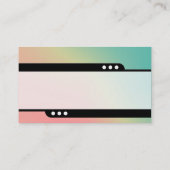 新幹線 – ソフトグラデーション名刺 名刺 (裏面)