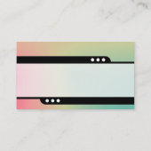 新幹線 – ソフトグラデーション名刺 名刺 (裏面)