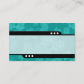 新幹線 – フラワーテクスチャ – アクアブルー(0ABAB5) 名刺 (裏面)