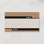 新幹線 – 段ボール 名刺 (裏面)