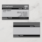 新幹線 – 灰色(666666) 名刺 (正面/裏面)