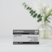 新幹線 – 灰色(666666) 名刺 (スタンド正面)