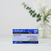 新幹線 – 青いファセット 名刺 (スタンド正面)