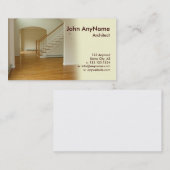 新建設の家のロビー 名刺 (正面/裏面)