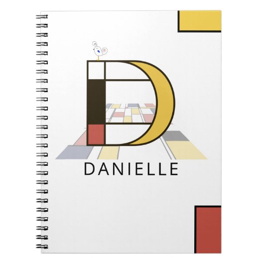 新形ユニークスタイル論文字D ノートブック (正面)