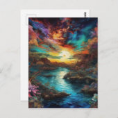 新惑星からの眺めは奇妙で不名誉だ ポストカード (正面/裏面)