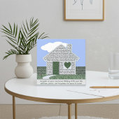 新感動的しい住宅所有者カードのタイポグラフィ