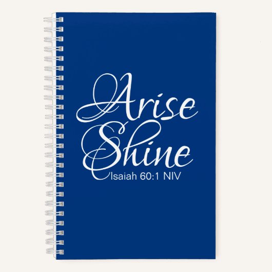 新感動的年に生まれ輝く ノートブック (正面)