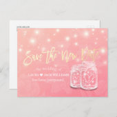 新救日の延期結婚メイソン・ジャース 案内ポストカード (正面/裏面)