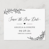 新救日の結婚計画変更 ポストカード (正面)