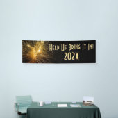 新救済年で持って来よう 横断幕 (トレードショー)