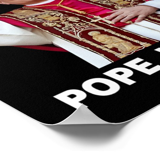 新教皇レオ14世カトリック教会の信仰を祝福する ポスター (角)