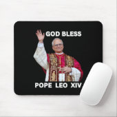 新教皇レオ14世カトリック教会の信仰を祝福する マウスパッド (マウス)