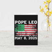 新教皇レオ カード (黄色い花)