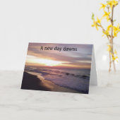 新日が明ける。 カード (黄色い花)