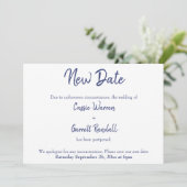 新日海軍白人延期結婚発表 招待状 (スタンド正面)