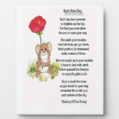 新日連歌碑 フォトプラーク (正面)