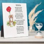 新日連歌碑 フォトプラーク (側面)