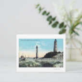 新旧の灯台の眺めヘンリー岬 ポストカード (スタンド正面)