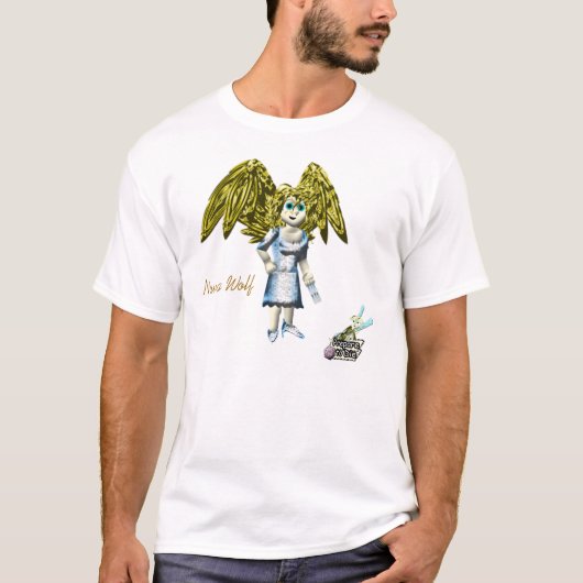 新星のオオカミのTシャツ Tシャツ (正面)