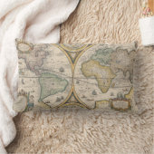 新星Totius Terrarum Orbis Geographica ランバークッション (ブランケット)
