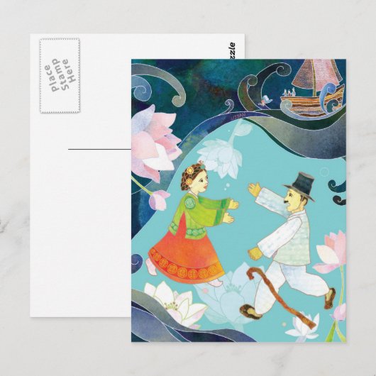 新春物語 ポストカード (正面/裏面)