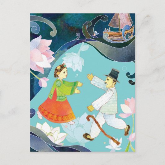 新春物語 ポストカード (正面)