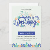 新春祭のフライヤー招待状 招待状 (正面/裏面)