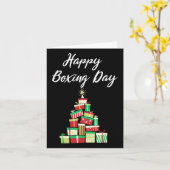 新時代のデザイン – クリスマスと幸せなボクシングの日 カード (黄色い花)