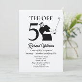 新時代の男子50誕生日スタート 招待状 (スタンド正面)