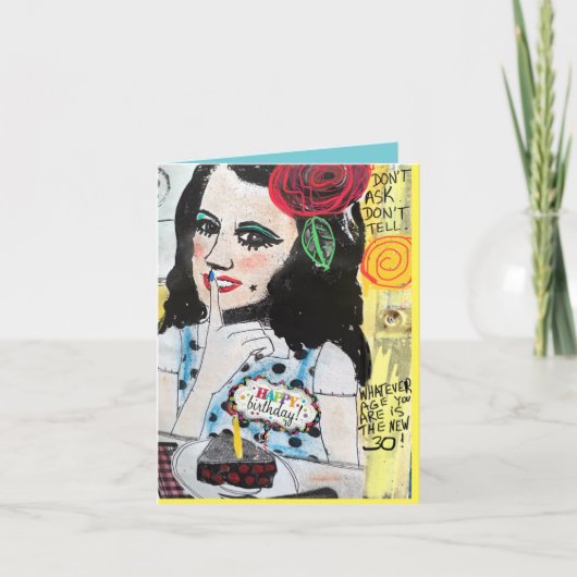 新時代の30歳は何でも カード (正面)