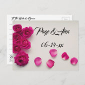 新最高のたな運命の結婚運命を望む ポストカード (正面/裏面)