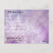 新最高のたな運命の結婚運命を望む ポストカード (裏面)