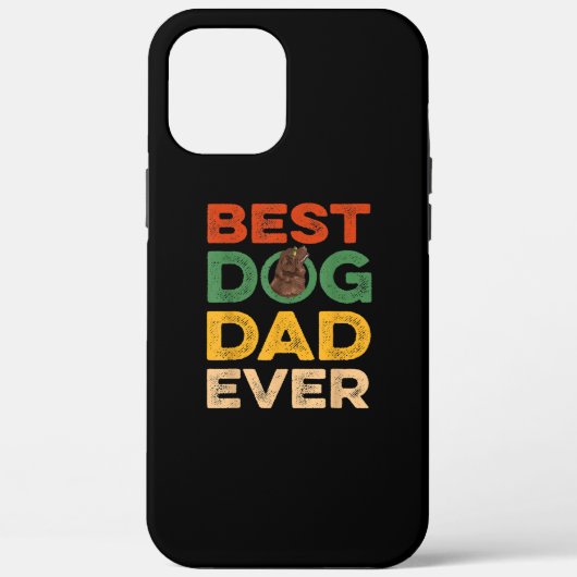 新最高のファンドランド犬のパパは贈り物 Case-Mate iPhoneケース (裏面)