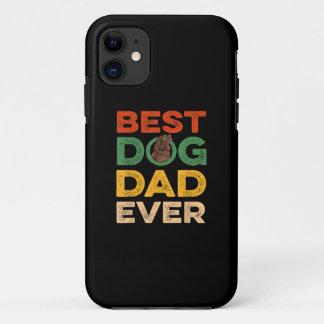 新最高のファンドランド犬のパパは贈り物 iPhone 11 ケース