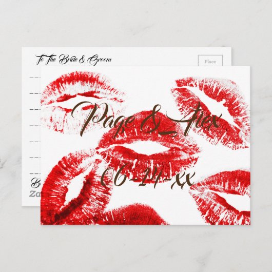 新最高の人の運命のPを望む ポストカード (正面/裏面)