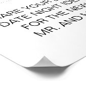 新最高の婚のサインの日結婚付アイディア ポスター (角)