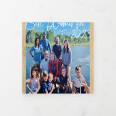 新最高の年の写真とクリスマスの手紙Tri- 三つ折り招待状 (カバー)