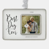 新最高の規Weds写真 シルバープレートフレームオーナメント (正面)