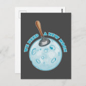 新月おもしろい天文学 ポストカード (正面/裏面)