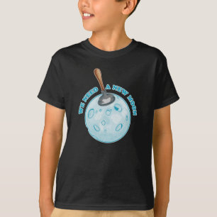 新月おもしろい天文学 Tシャツ