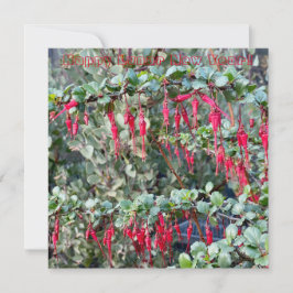 新月で幸せな新年 ノートカード