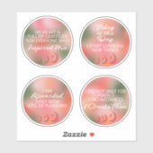 新月の儀式素晴らしに対する肯定のシール7A シール (シート)