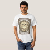 新月ベイビー フクロウTシャツ Tシャツ (正面フル)