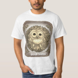 新月ベイビー フクロウTシャツ Tシャツ