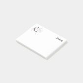 新月新米4x3ポスト ポストイット (アングル)