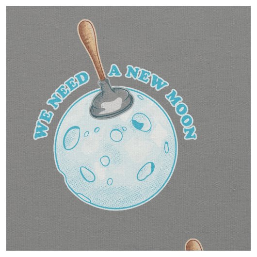 新月星占い天文学 ファブリック (クローズアップ)