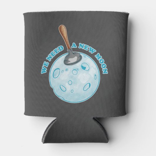 新月星占い天文学 缶クーラー (正面)