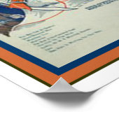 「新月」アールデコシート音楽カバー12 x 16 ポスター (角)